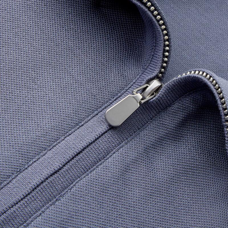 Men's 100% Cotton Half-Zip Polo T-Shirt