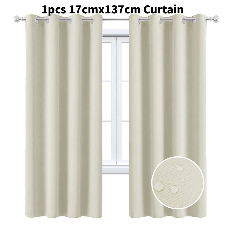 Waterproof Solid Color Sunproof Curtain For Sunroom And Commercial Applications