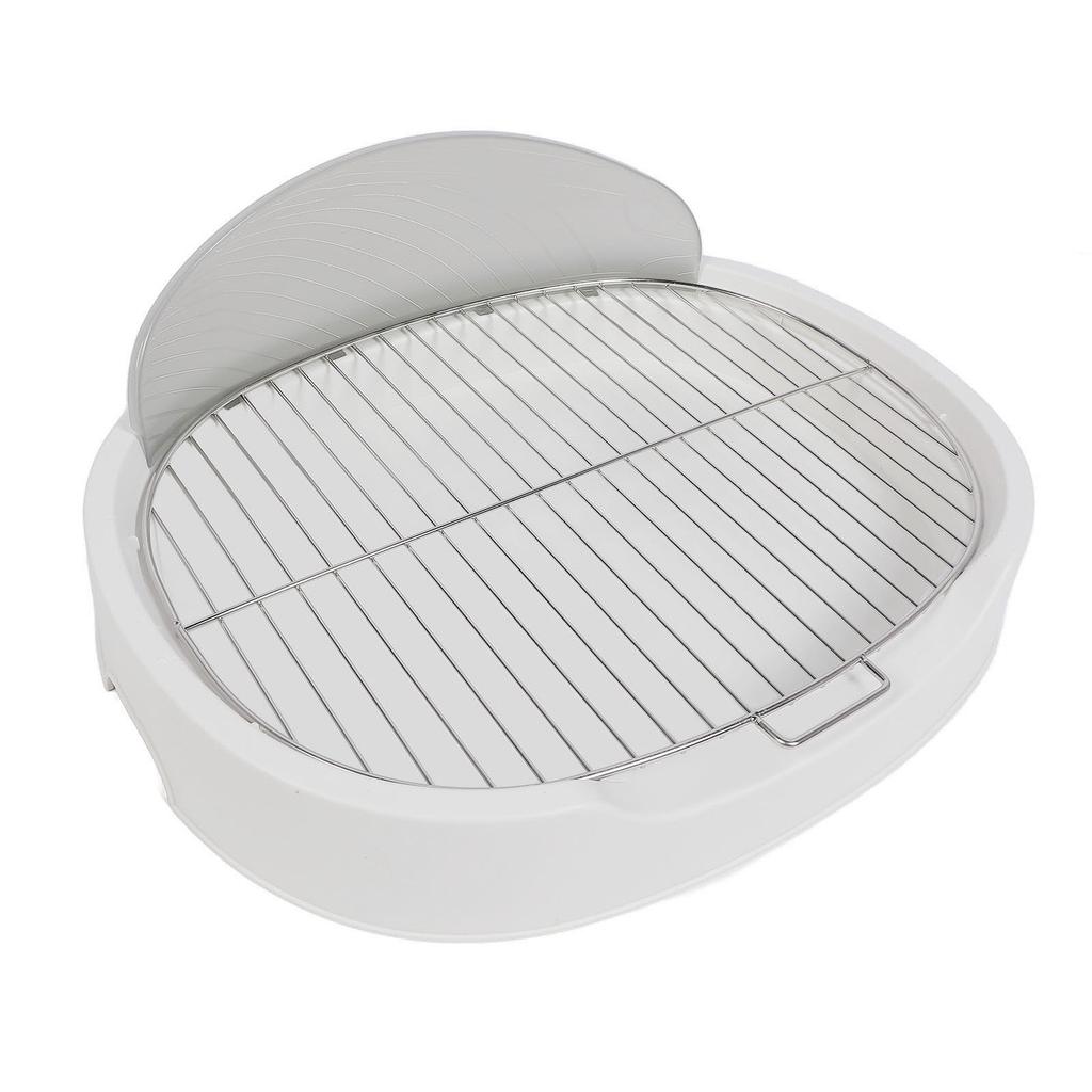 Dog Training Toilet with Splash Wall Potty Training Pee Pad Holder Portable Baffle Dog Litter Box