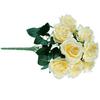 Artificial Bouquet 10 Head Rose Silk Flowers Fake Wedding Party Decor Home