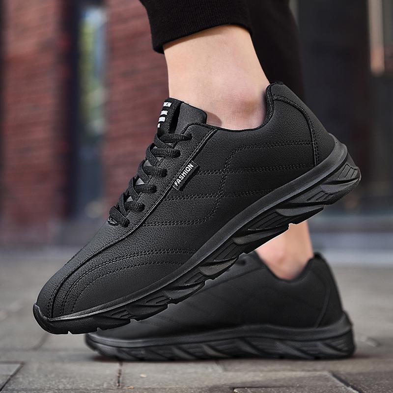 Winter Men Boots Waterproof Snow Boots Comfortable Sneakers Men Work Casual Shoes Non-slip Light Rubber Sole Walk Shoes Men