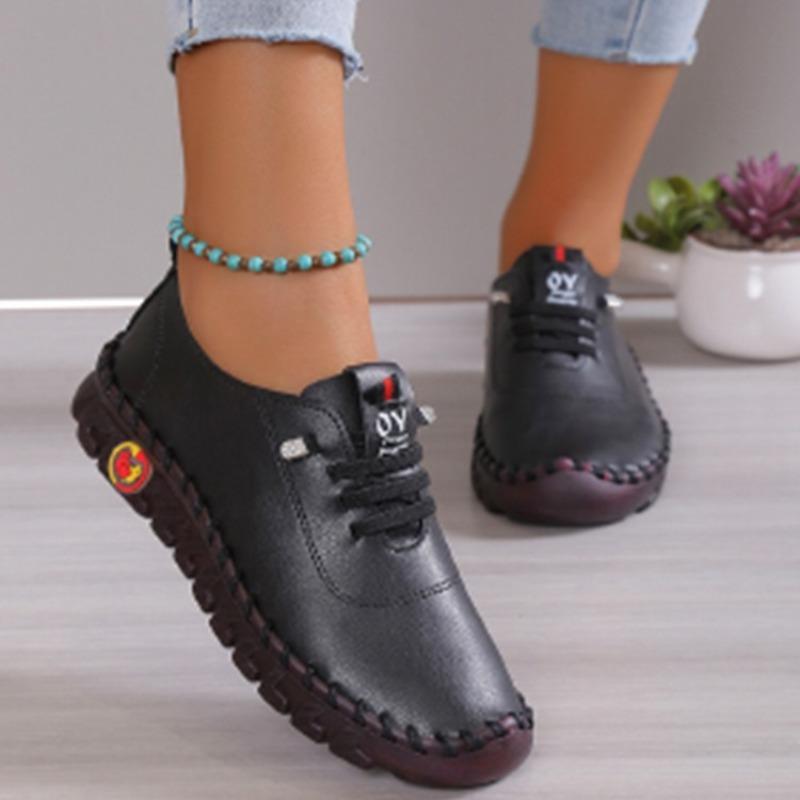 

Women s Handmade Soft-Soled Flats, Casual Slip-On Shoes, Plus Size Spring Summer Footwear 35