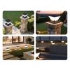 1500 MAh Battery Garden Post Cap IP65 Waterproof Light Solar Post Light