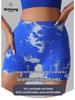 Peach Butt Lift High Waist Tie-Dye Yoga Shorts - Tummy Control Slimming Sportswear