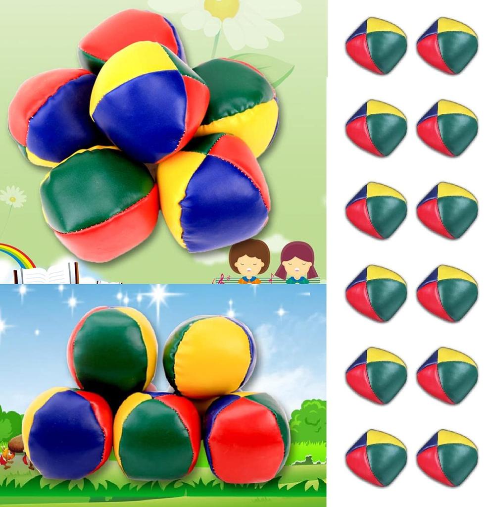 NEYORIKA Żonglerka Uliczna Ukryty Zestaw 12 Piłek, Fasolek, Występ, Trening, Talent, Kolorowy,