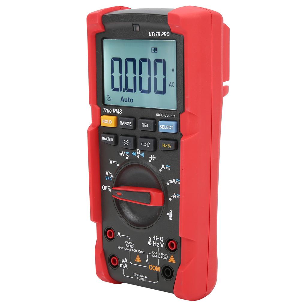 UT17B PRO Digital Multimeter True RMS ACDC Voltage Current Resistance Capacitance Tester