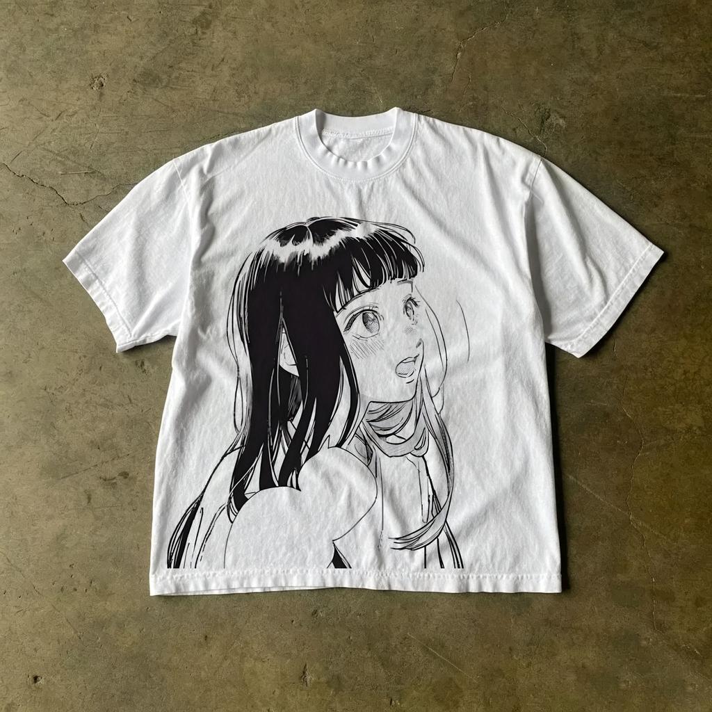 Summer Arrivals ShortSleeve TShirts With ComicStyle Character Prints Gothic And Y2k Styles Suitable For Both Unisex And Unisex
