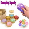 Soft Tpr Glitter Dumpling Squishies Blind Box Dough Ball Slow Rising Squeeze Toy Stress Relief For Adults Kids Gifts New