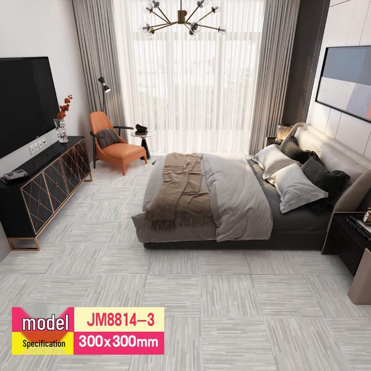 Self-Adhesive PVC Marble Tile Sticker - SPC Stone Plastic Flooring for Home Renovation