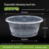 Guraide 750ml Round Disposable Microwavable Food Container