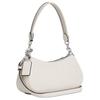 Coach Ashton 25 Silver Finish Detachable Shoulder Strap Zipper Closure Leather Shoulder Bag Medium Women shoulder bag Chalk CM079-SVHA