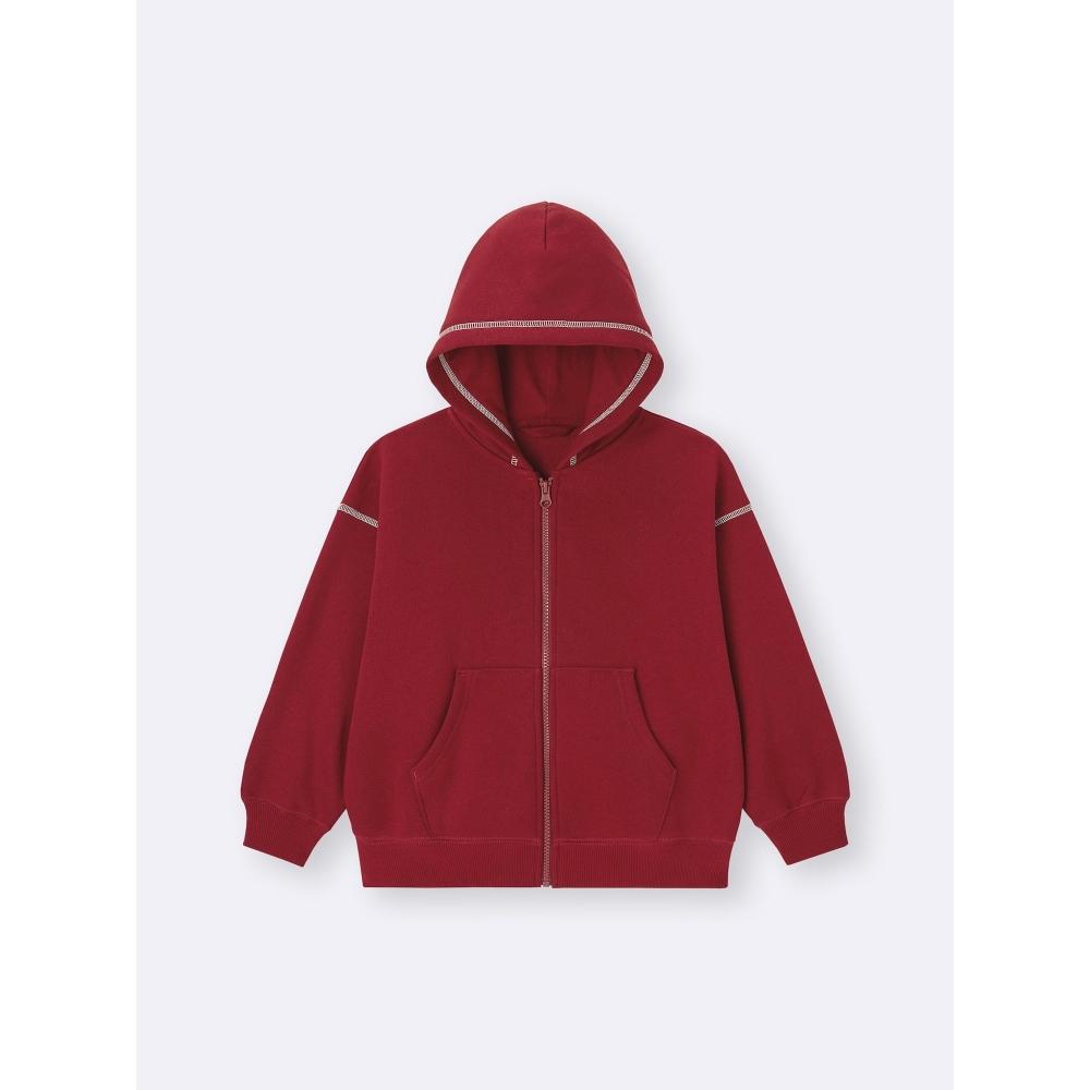 Gu By Uniqlo Kids Heavyweight Sweat Full Zip Hoodie  Unisex 
