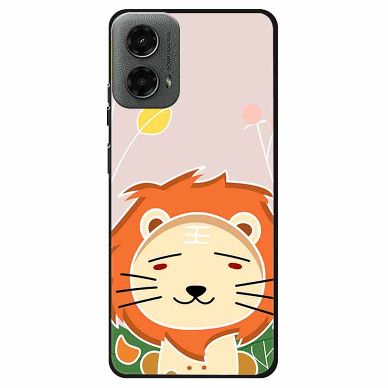 Dla Motoroli Moto G 5G (2024) Etui Miękkie TPU Wzór Telefon Pokrowiec