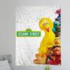Cartoon SSesame SStreets Hippie Wall Hanging Tapestries for Living Room Home Dorm Decor Art Home Decor