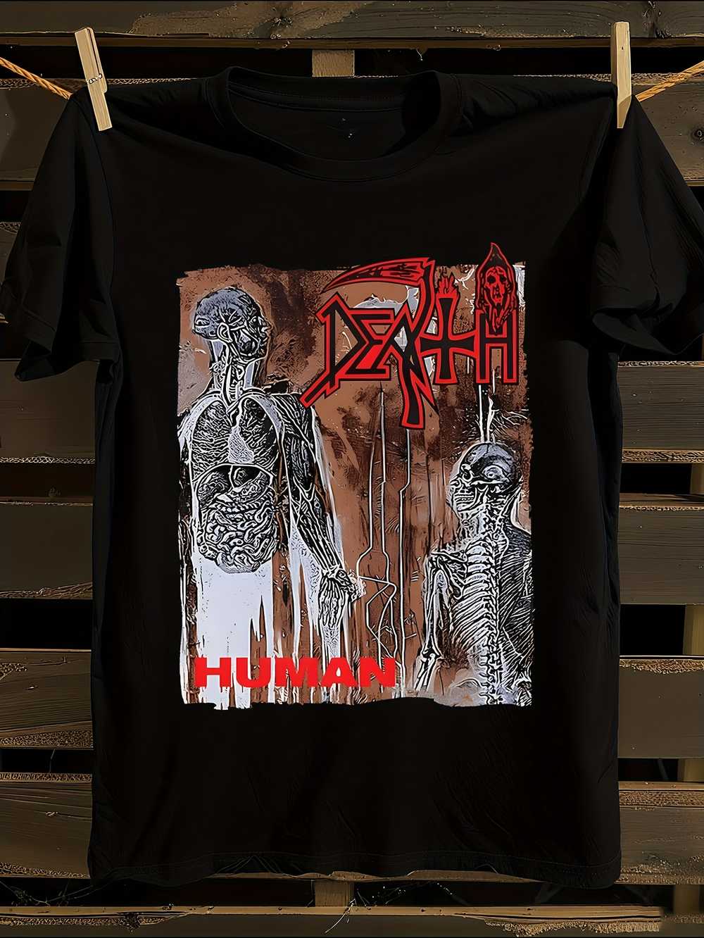 Death Human World Tour 1991-92 Vintage T-Shirt S