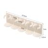 1/2 Pieces Wall Mounted Spice Jar Holder Adjustable Spice Rack Organizer Make Up Rack for Improve Your Kitchen Efficiency