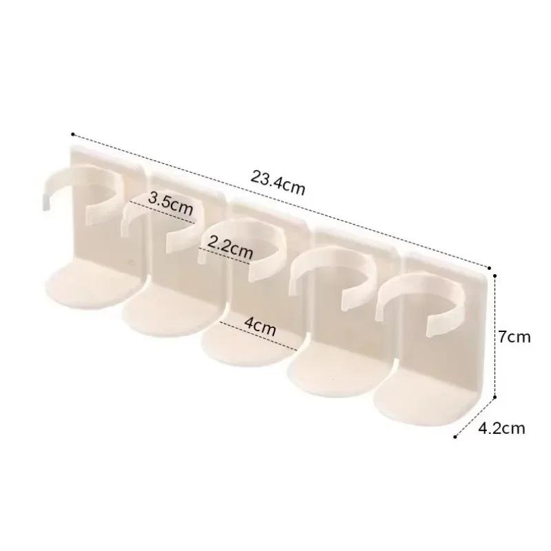 1/2 Pieces Wall Mounted Spice Jar Holder Adjustable Spice Rack Organizer Make Up Rack for Improve Your Kitchen Efficiency