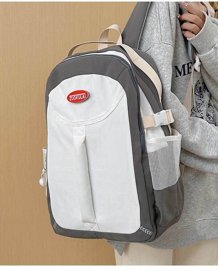 

Школьный рюкзак контрастного цвета универсальный для 3-6 классов, школьный рюкзак с нишевым дизайном, спортивно-повседневный рюкзак, рюкзак для путешествий на открытом воздухе