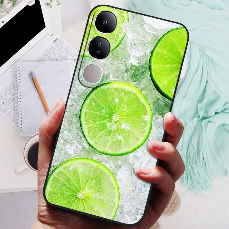 Vivo V40 Lite IDN V40SE Y200 Y300 Telefon Kılıfı Arka Kapak Moda Çiçek Kelebek Yumuşak TPU Kılıflar Vivo V 40 Lite V40 SE İçin