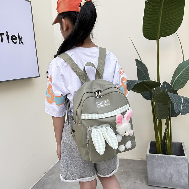 Cute Cartoon Rabbit Large Capacity Children's Backpack For Kindergarten And Outdoor Adventures