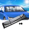 Silver Foldable Sun Shade Windshield Sun Visor Cover Anti-UV Protection 130*60cm