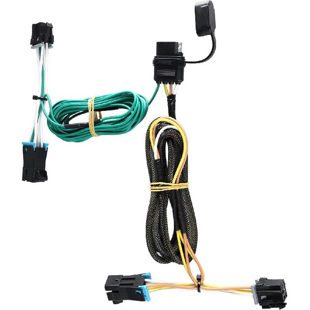 Oyviny  4 Way Trailer Wiring Harness 55540 For 2003- Chevy Express/GMC Savana 1500, 2500, 3500, 4 Way Trailer Light Wiring Kit Express Trailer