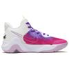Nike KD Trey 5 IX Ep Cushioning Slip Resistant Abrasion Resistant Low top Vintage Basketball Shoes Men's Pink Purple DJ6922-100(TeamF-)