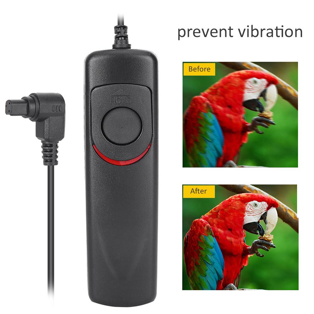 RS‑80N3 Shutter Release Remote Control Cable for Canon EOS 50D 40D 30D 20D 10D D60 D30