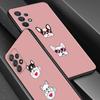 Silicone Case For Samsung Galaxy A51 A12 A21s A71 A52 A31 A32 A02s A72 A11 A41 A22 A01 A51 5G A02 F42 Cover French Bulldog