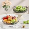 Zhaoran Round White Gold Edge Fruit Plate