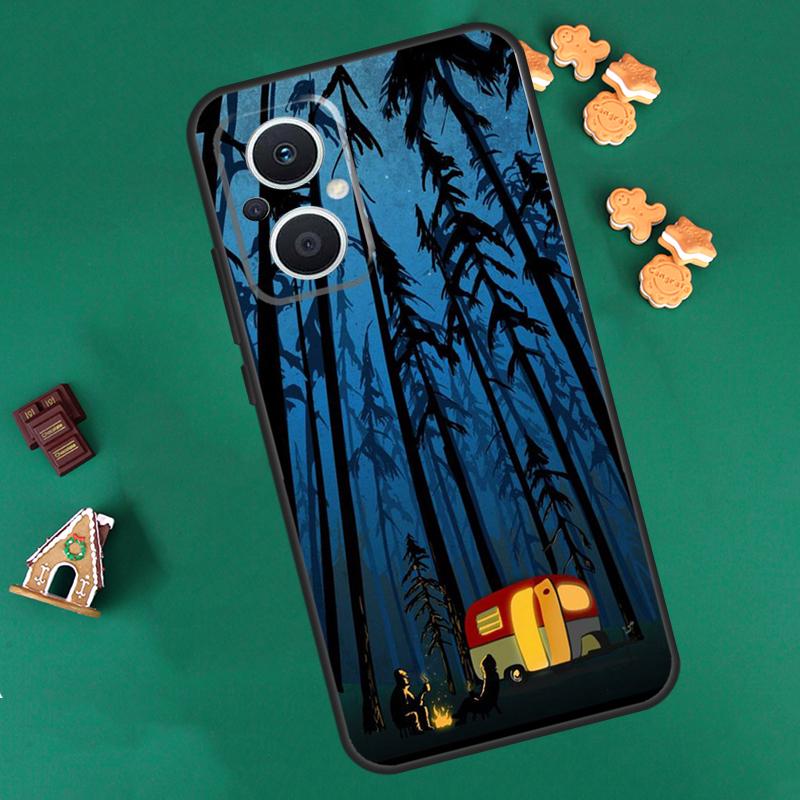

Nature Camping Art Case For OPPO Reno 8T 8 7 Lite 14 13 12 11 F 10 Pro Cover For OPPO Find X9 X8 X6 X5 Pro Coque OPPO Reno14 Pro