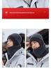 Men's Winter Black Velvet Pullover Hat & Scarf Set for Cycling - Windproof and Warm