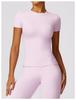 Women's Quick-Dry Short Sleeve Yoga & Running Fitness Top