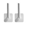 6pc Set Adhesive Wall Hooks Heavy Duty No Nail Self Adhesive Hanging Hooks for Home Kitchen Bathroom Organization