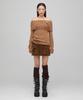 Lara Fox Corduroy Cargo Mini Skirt Brown Bq4Ws004