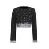 Celebrity Style Heavy Industry Short Top + Hip Skirt Slim High-quality Suit