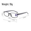Ultra-Light Anti-Blue Light Square Frame Reading Glasses for Seniors