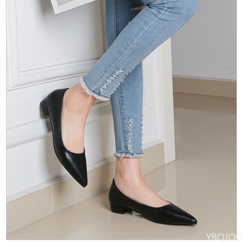 Women's Elegant Fashion High Heels Dress Shoes 2025 women New Pointed Toe Shallow Mouth Square Heel Small Leather Shoes Zapatos
