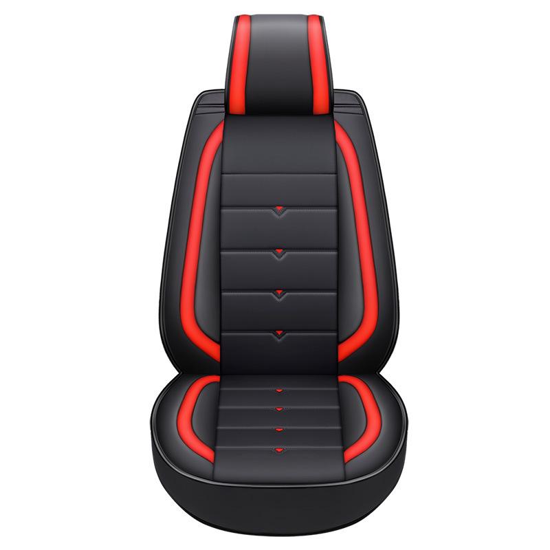 A2 Cartoon Full Leather Car Seat Cushion - New Devil Design