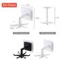 360 Degrees Rotated Kitchen Hooks Self Adhesive 6 Hooks Wall Door Hook Handbag Clothes Ties Bag Home Hanging Rack
