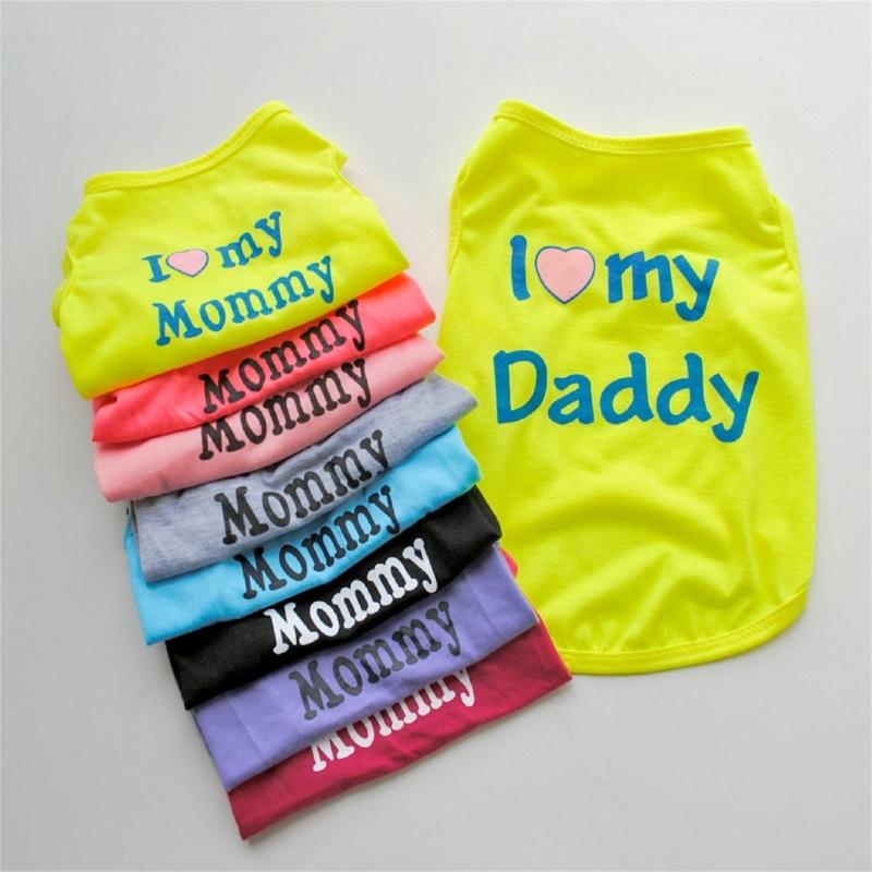 Dog Spring T-shirt Indoor Outdoor Use Clothes Sweatshirt Outfit Summer