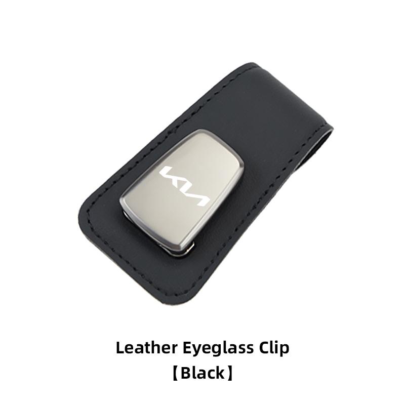 Car Sun Visor Glasses Clip Holder Leather Glasses Frame for Kia Sportage Ceed Picanto Rio ProCeed Niro 5 3 4 K7 K5 K8 K3 Ray K9 WB9