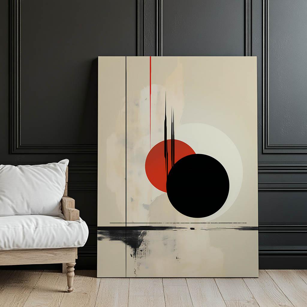 Kontrastowe Koła Kontrastowe Koła, 40X50 Cm, Bez Ramy, Papier Matowy 230 Gsm