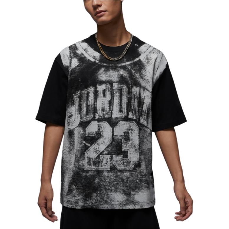 

Jordan Бруклин Мягкая Удобная Приятная к коже Универсальная Футболка с коротким рукавом Мужские Топы HQ8931010 XL