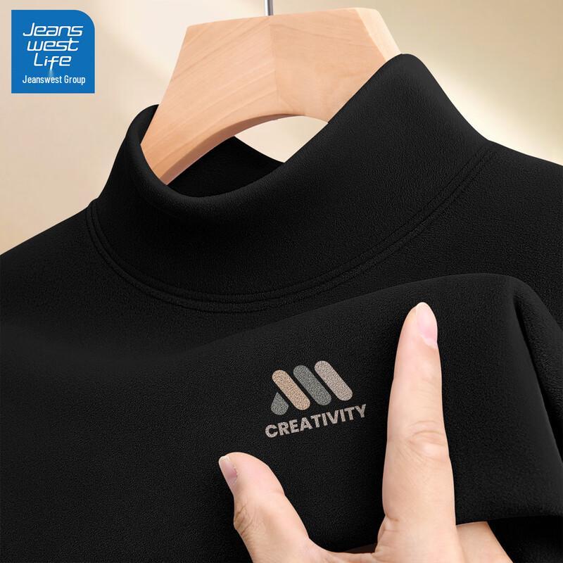 JEANSWEST LIFE Men s Thermal Turtleneck T-Shirt 3XL