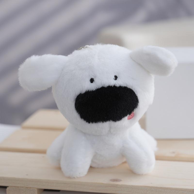 Adorable Plush Toy Black Nosed Dog Doll Soft Stuffed Animal Gift For Kids