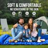 Outdoor Camping Inflatable Mat with Pillow Portable Air Mattress Nature Hike Waterproof Folding Sleeping Mat for Travelling