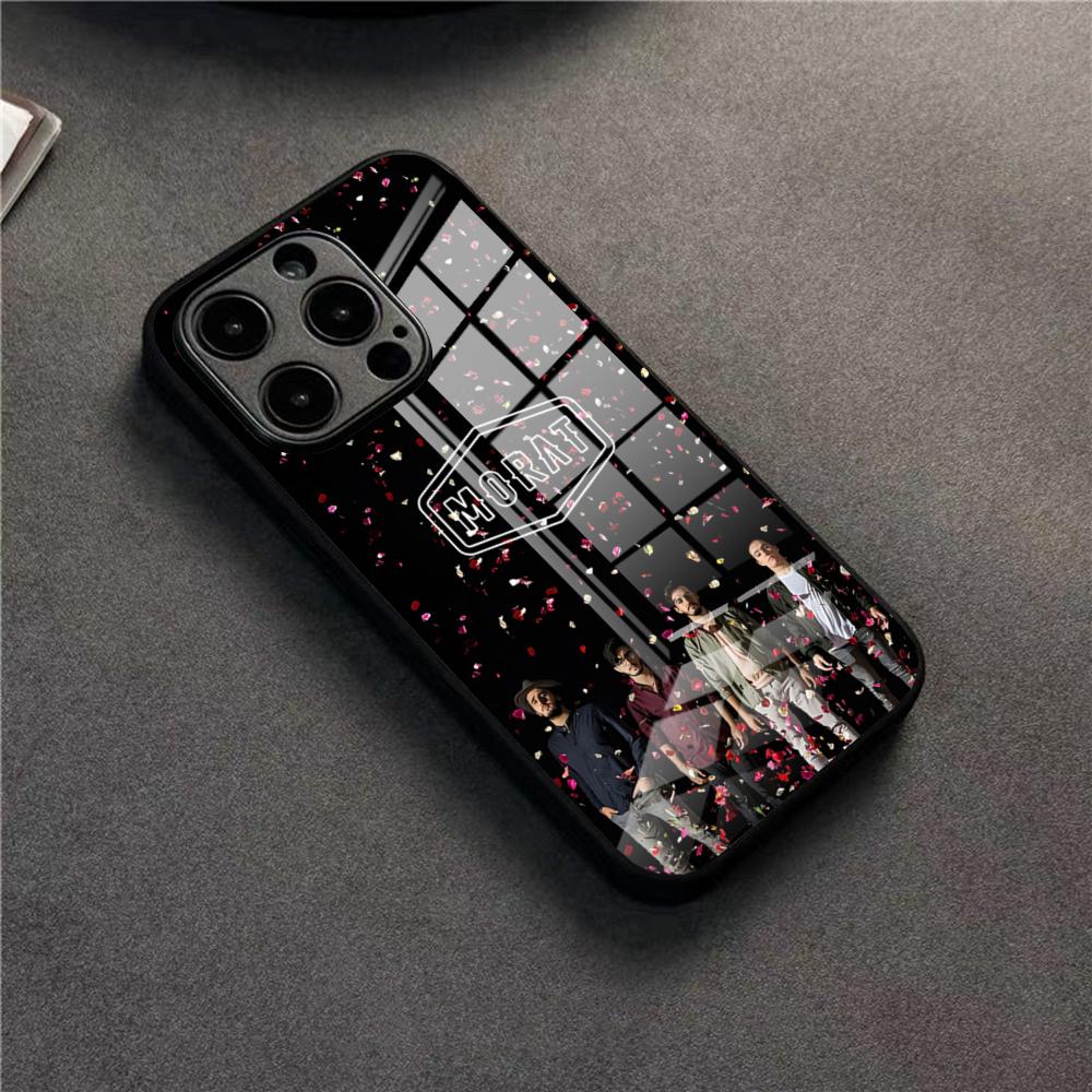 

Band Morat Balas Perdidas Phone Case For 17 Pro Max IPhone 16 Pro 14 12 11 13 Mini X XR XS 15 Plus SE Glass Cover iPhone16Pro