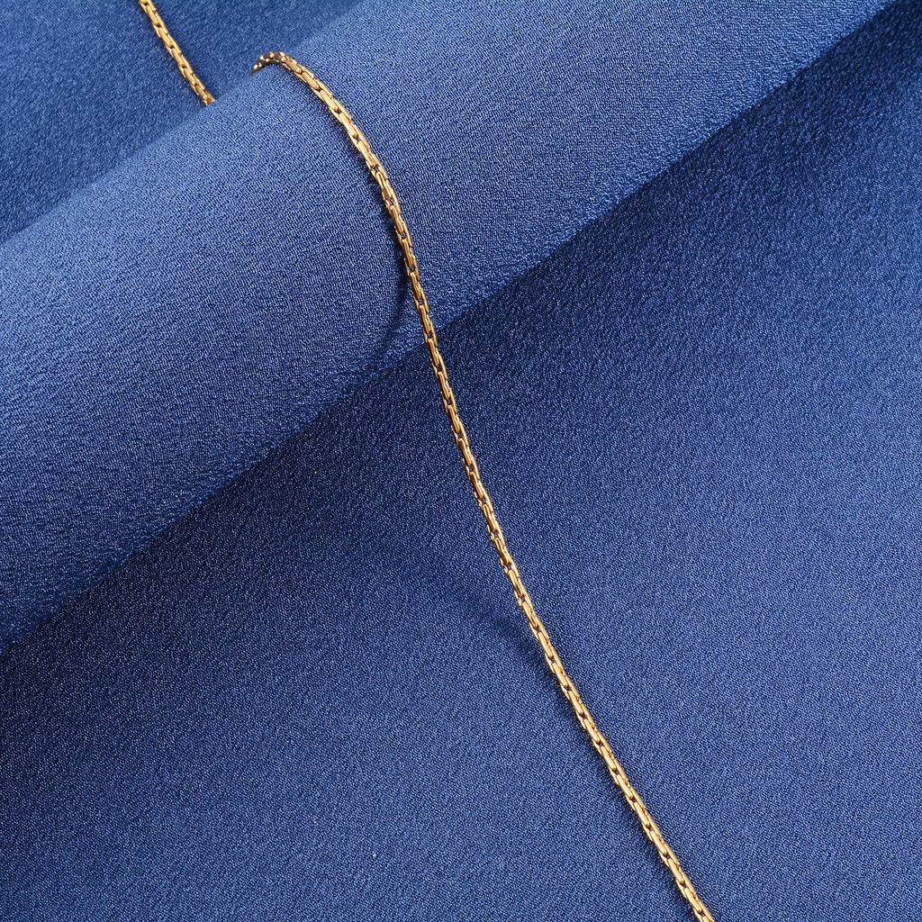 316L Stainless Steel Link Cable Neck Chain Thin Necklace for Women Ladies Gold Color Plated Choker Jewelry Accessories Her Gift