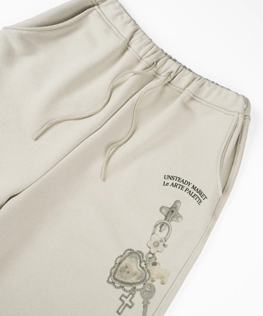 Eonseutedimakes Souvenir Sweatpants Sand Beige